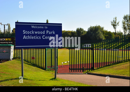 Stockwood Park Centre d'athlétisme à Luton Banque D'Images