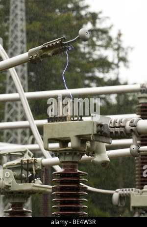 Arc à haute tension, flash Banque D'Images