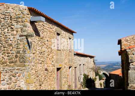 Maison typique de Castelo Rodrigo, Portugal Beira Alta Banque D'Images