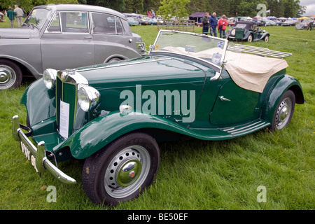 1952 MG TD MkII à Scottish Borders Extravaganza 2009 Automobile Historique Banque D'Images