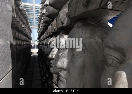 Sculpture 'chefs' par Hans Kupelwieser au Landhaus, le Landhaus district, Sankt Pölten, Basse Autriche, Autriche, Europe Banque D'Images