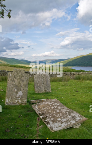 Saint Mary's Kirkyard près de Saint Marys, Upper Loch Yarrow Valley, Frontières, Ecosse Banque D'Images