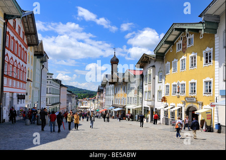 Le marché unique dans le quartier de Bad Toelz, district de Bad Toelz-Wolfratshausen, Bavaria, Germany, Europe Banque D'Images