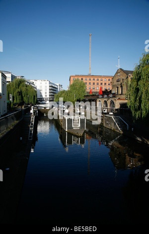 Regent's Canal à Camden Lock, Camden Town, London, UK Banque D'Images