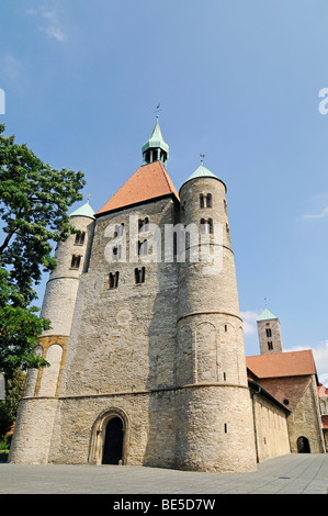 Collégiale St Bonifatius schwanenburg, monastère, église, Freckenhorst, Warendorf, région du Nord, Rhine-West Muensterland Banque D'Images