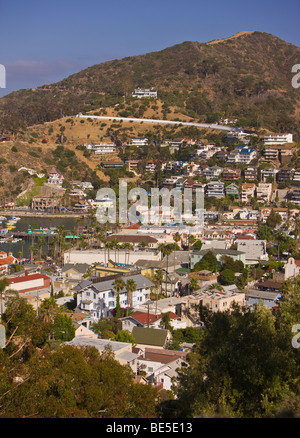 AVALON, CA, USA - Ville d'Avalon sur l'île de Santa Catalina Banque D'Images