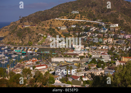 AVALON, CA, USA - Ville d'Avalon sur l'île de Santa Catalina Banque D'Images