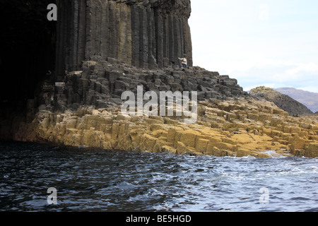 Piliers de basalte de l'île de Staffa Banque D'Images