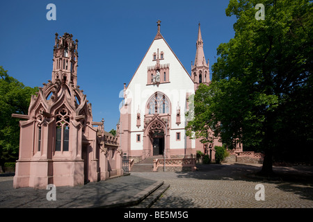 La chapelle, Rochuskapelle Rochusberg de montagne, Bingen, Rhénanie-Palatinat, Allemagne, Europe Banque D'Images