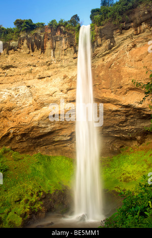 Sipi Falls sur les pentes du mont Elgon dans l'Est de l'Ouganda. Banque D'Images