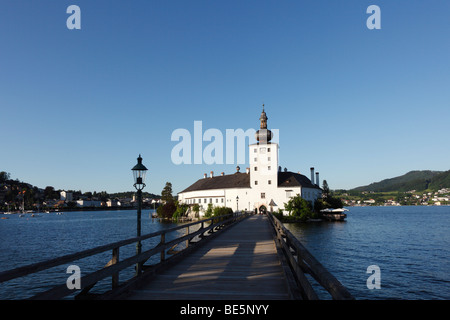 Château Seeschloss ort à Gmunden, lac de Traun, Salzkammergut, Haute Autriche, Autriche, Europe Banque D'Images