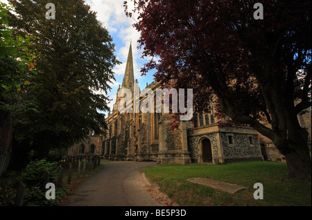 Saint Mary's Church, Saffron Walden, Essex, Angleterre. Banque D'Images