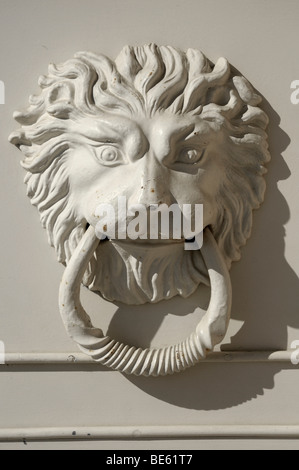 Doorknocker, Lion's Head Banque D'Images