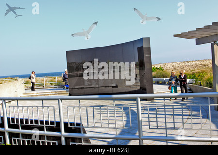 Le vol TWA 800 Memorial, Smith Point Beach, Long Island, NY Banque D'Images