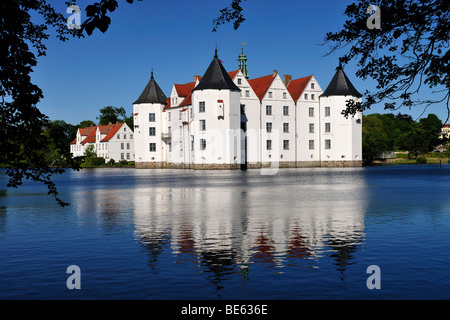 Quern château, Château à douves en Schleswig Holstein, Allemagne, Europe Banque D'Images