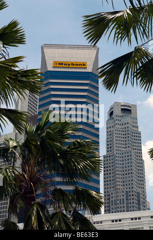 Maybank, Singapour, quartier central des affaires de Singapour, Singapour, l'Asie Banque D'Images