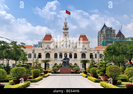 Hôtel de ville historique de Saigon, Ho Chi Minh City, Vietnam, Asie du sud-est Banque D'Images