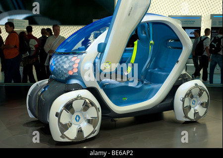 Renault Twizy ZE Concept de voiture électrique au salon de Francfort 2009 Banque D'Images