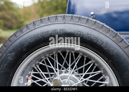 Dunlop pneu de course Banque D'Images