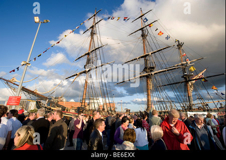 Tall Ships visiter Belfast Août 2009 Banque D'Images