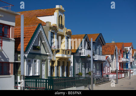 Costa Nova, Aveiro, Portugal, Europe Banque D'Images