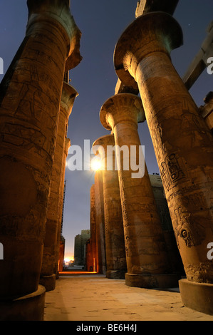 Temple de Karnak, vallée du Nil, Luxor, Egypte, Afrique du Sud Banque D'Images