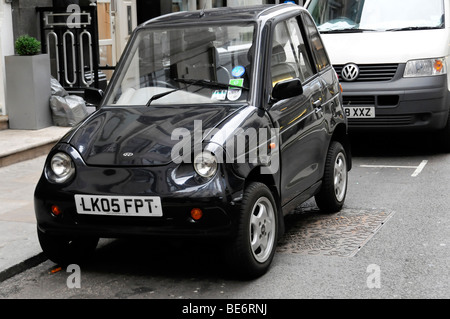 G-WIZ, voiture électrique, Londres, Royaume-Uni, Europe Banque D'Images