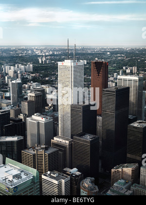 Le centre-ville de Tours la ville de Toronto Banque D'Images