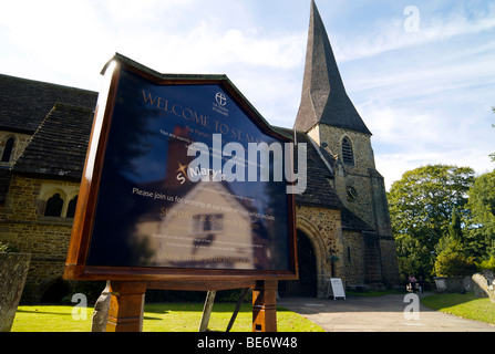 L'église St Mary de Horsham, West Sussex, UK Banque D'Images