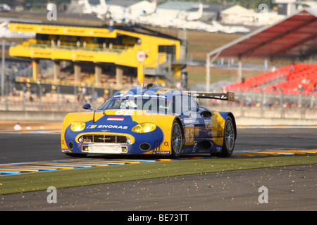 24 Heures du Mans 2009 - Spyker C8 Laviolette N°85 Banque D'Images