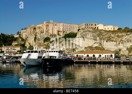 Pizzo à la mer Tyrrhénienne, Calabre, Italie, Europe Banque D'Images