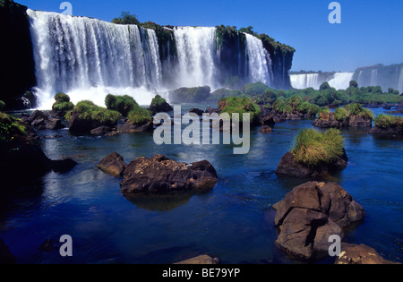 Chutes d'Iguaçu , Brésil. L'Amérique du Sud. Banque D'Images