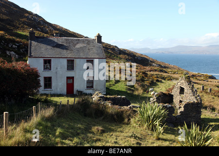 Homestead abandonné Péninsule de Beara West Cork Irlande Banque D'Images