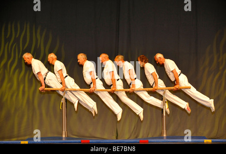 Afficher la matinee des meilleurs, Internationales Deutsches la gymnastique, Gymnastique International Festival 2009, festival hall, Fra Banque D'Images