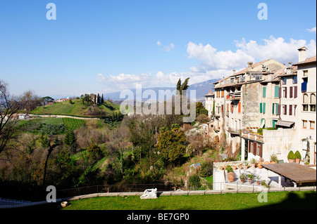 Vieille ville Asolo V n tie Italie Europe Photo Stock Alamy