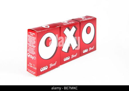 Cubes OXO Banque D'Images