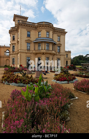 Vues de retraite de vacances de la reine Victoria, Osbourne House sur l'île de Wight Banque D'Images