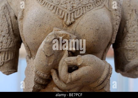 La prajnaparamita, déesse bouddhiste, musée, muara jambi, Sumatra Indonésie jambi Banque D'Images