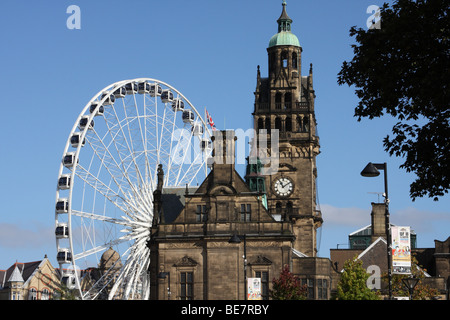 Hôtel de ville de Sheffield, Sheffield, South Yorkshire, Angleterre, Royaume-Uni Banque D'Images