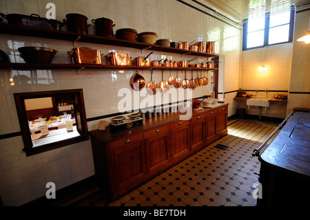 L'intérieur du musée Nissim de Camondo, un bourgeois du 19ème siècle au centre de Paris, France. Banque D'Images