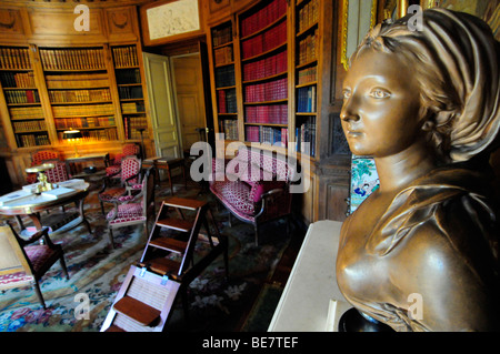 L'intérieur du musée Nissim de Camondo, un bourgeois du 19ème siècle au centre de Paris, France. Banque D'Images