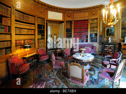 L'intérieur du musée Nissim de Camondo, un bourgeois du 19ème siècle au centre de Paris, France. Banque D'Images