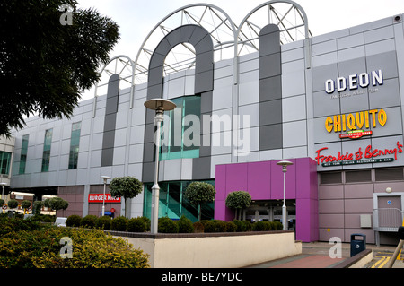 Hatfield Galleria Shopping Complex, Hatfield, Hertfordshire, Angleterre. Banque D'Images