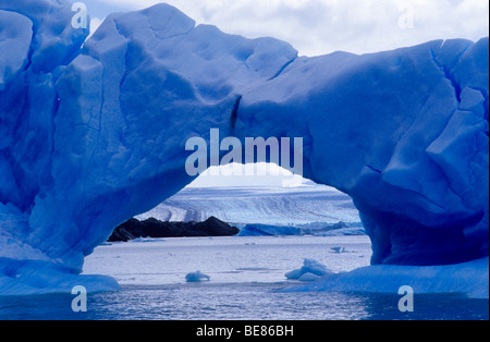 Les icebergs près de glacier Upsala. Lago Argentino. Le Parc National Los Glaciares. Province de Santa Cruz. La Patagonie. L'Argentine. Banque D'Images