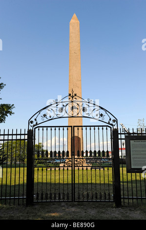 Anishinaabeks ancien cimetière La Sault Ste. Marie au Michigan Banque D'Images