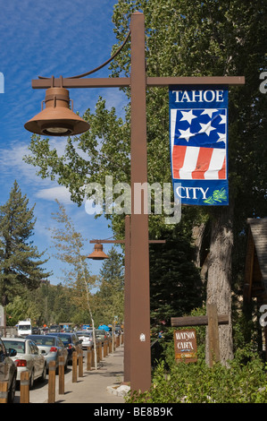 Tahoe City Lake Tahoe scènes, Californie. Banque D'Images