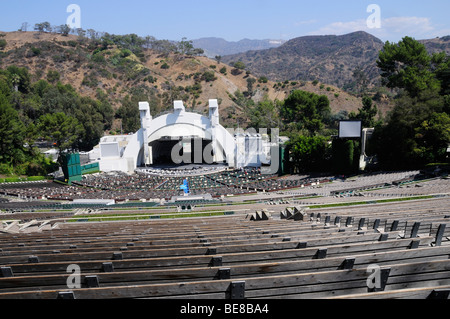 USA, Californie, Los Angeles, Hollywood Bowl stade. Banque D'Images