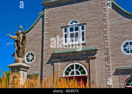 Eglise de St Jean sur l'île d'Orléans, Québec, Canada Banque D'Images