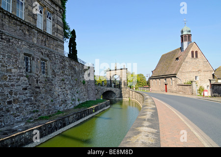 Chapelle, Haemelschenburg, château Renaissance de la Weser, Bad Pyrmont, Hameln, Emmerthal, Basse-Saxe, Allemagne, Europe