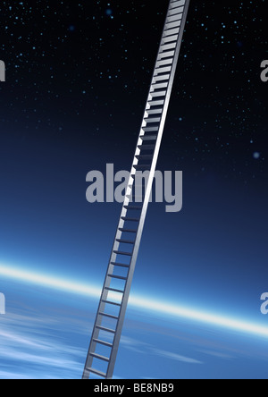 L'échelle à la sky - Leiter dans den Himmer / Himmelsleiter Banque D'Images